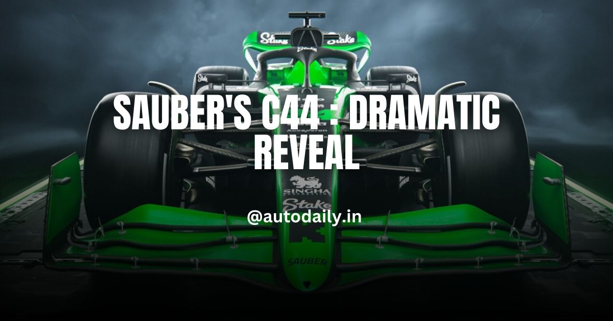 Sauber's C44 : Dramatic REVEAL